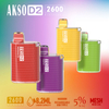 Caja desechable HCigar AKSO D2 Vape 650mAh (recargable) 2600 inhalaciones