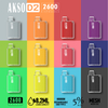 Caja desechable HCigar AKSO D2 Vape 650mAh (recargable) 2600 inhalaciones