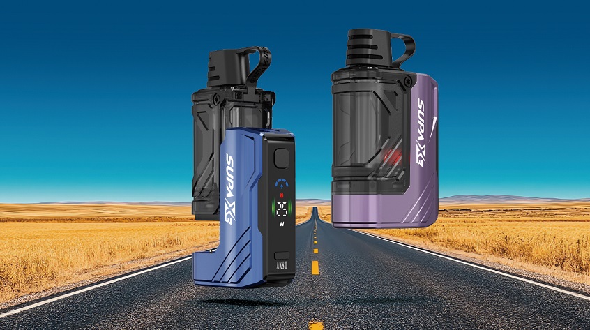 El vaporizador recargable de mayor capacidad del mundo: AKSO SUPA X3 OS