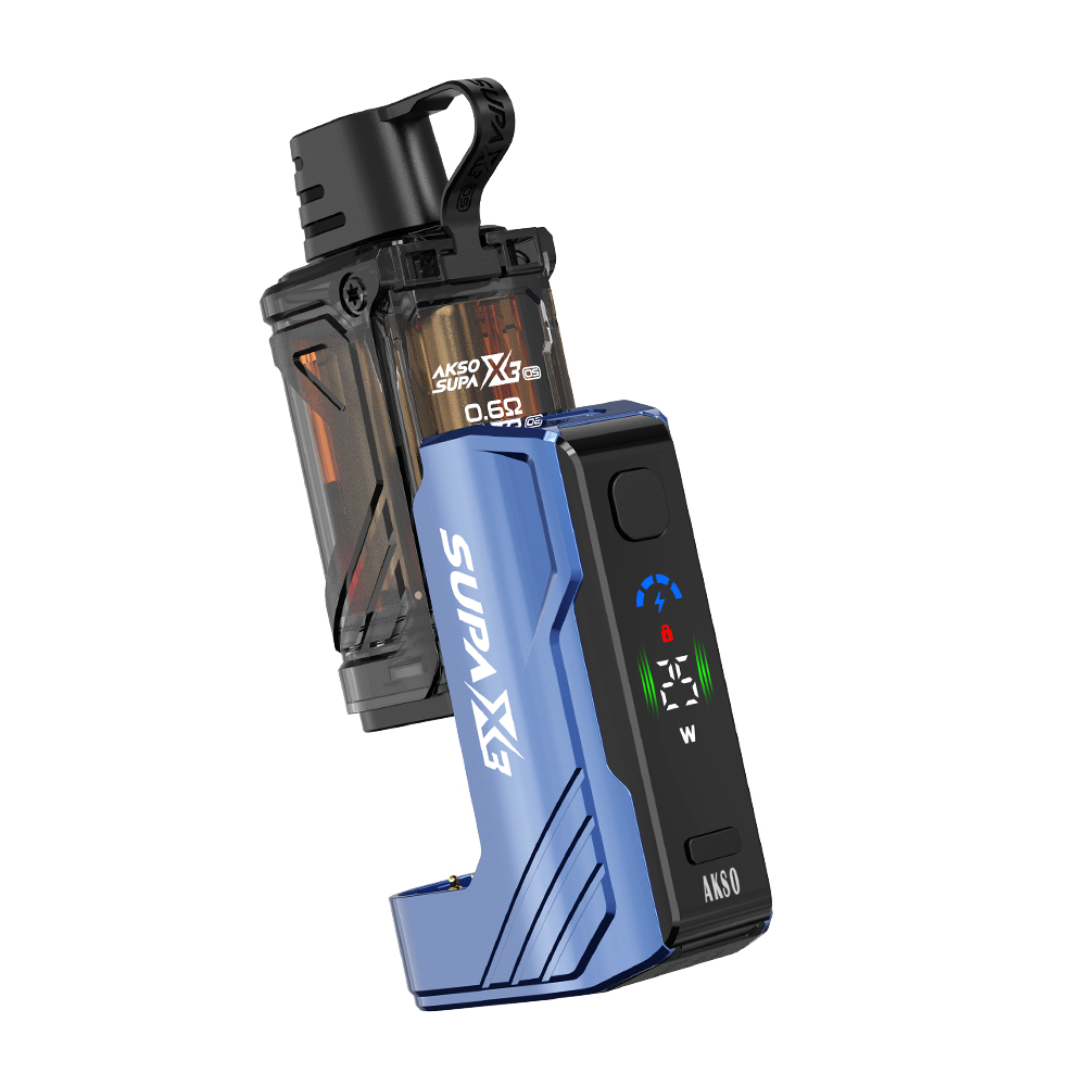 AKSO SUPA X3 OS: kit de cápsulas recargables líder en la industria con gran capacidad de 20 ml