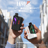 SUPA X - Botón de impulso de 650 mAh (recargable) y 12000 inhalaciones 