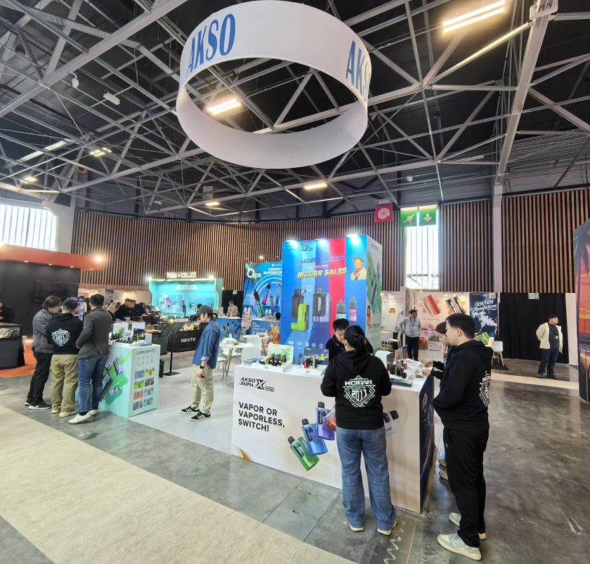 AKSO deja su huella en VAPEXPO PARIS 2026 con innovación de marca