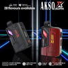 SUPA X - Botón de impulso de 650 mAh (recargable) y 12000 inhalaciones 